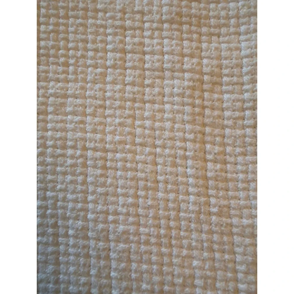 PBteen Blanket White Organic Cotton Waffle Weave Classic Textured Bedding 630079